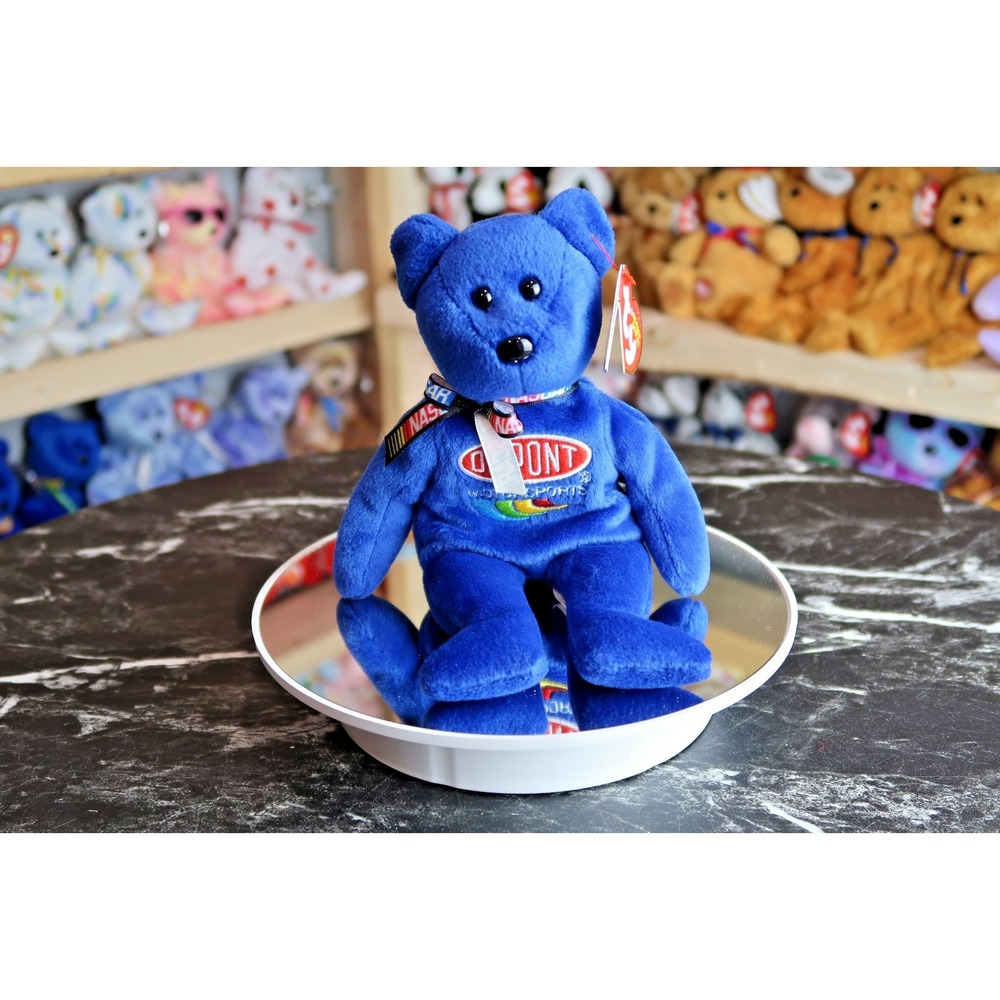 TY Beanie Baby - Jeff Gordon #24 the NASCAR Bear | Tush Tag Wear | Vintage